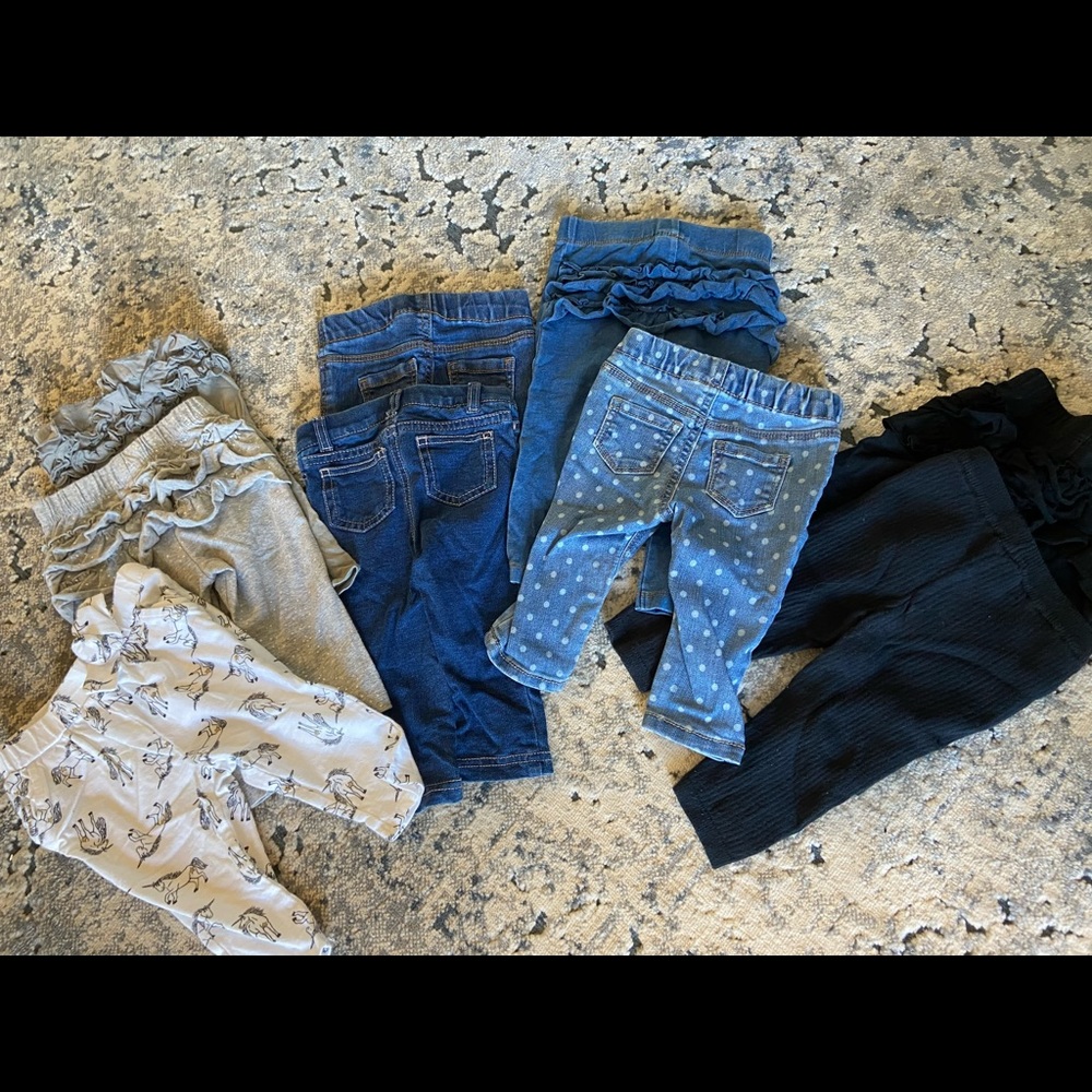 Baby girl pants- size 6 months